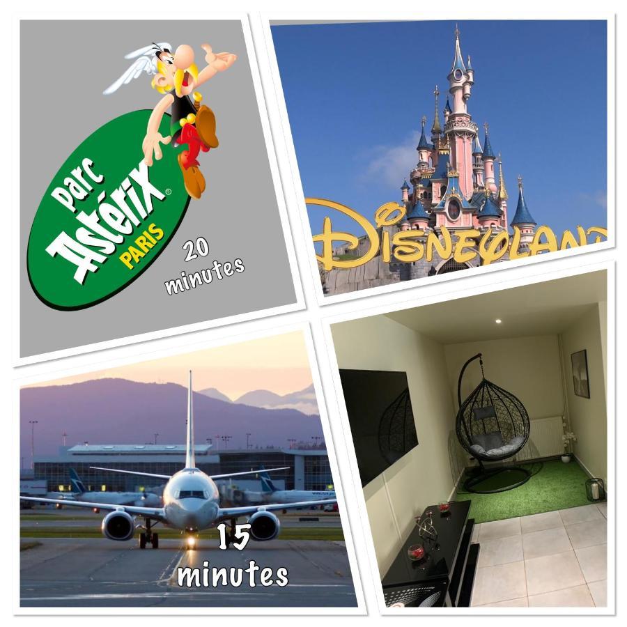 Appartement Cosy Proche Roissy Cdg Asterix Disneyland Paris Goussainville  Eksteriør bilde