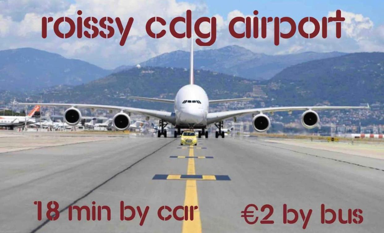 Appartement Cosy Proche Roissy Cdg Asterix Disneyland Paris Goussainville  Eksteriør bilde